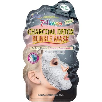 7th Heaven Aktív Szén Detox Buborék Arcmaszk