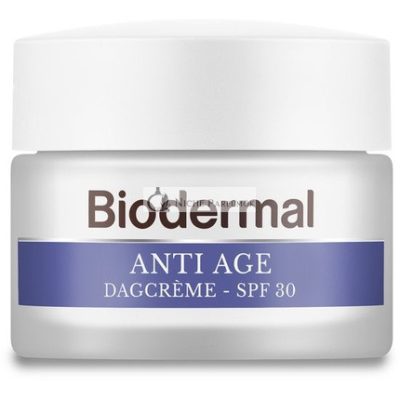Biodermal Anti Age Nappali Krém - Spf30 - Nappali Krém Hyaluronsavval és C-vitaminnal a Bőröregedés Ellen - 50ml
