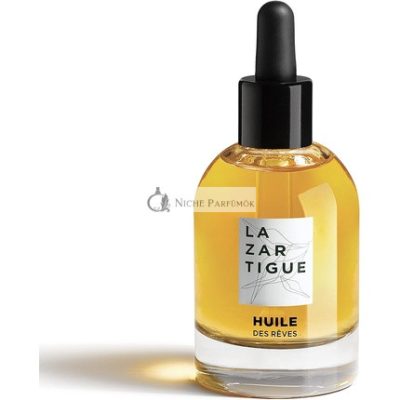 Lazartigue Tápláló Száraz Olaj Argánnal, Barackkal, Egyiptomi Gerániummal és Kamelia Olajjal Sérült Száraz Végére, 50ml