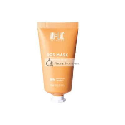 Mulac Cosmetics SOS Maszk Tisztító Maszk Pattanásos Bőrre, 75ml