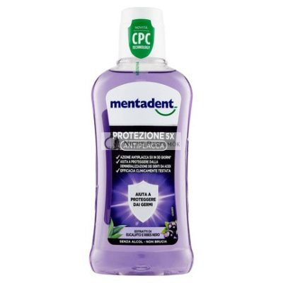 Mentadent Antiplaque 400ml Szájvíz