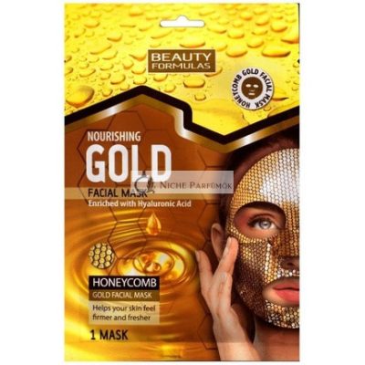 Beauty Formulas Tápláló Arany Arcpakolás Méhsejt Textúrával