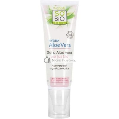 SO'BiO étic Organic Pure Juice Hypoallergén Aloe Vera Gél, 125 ml