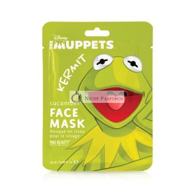 MAD Beauty Disney Muppet Kermit Arcmaszk Uborkakivonattal 30g