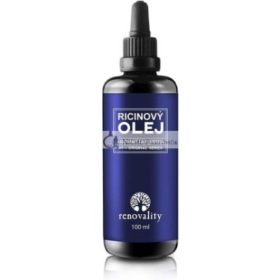 Hidegen sajtolt Ricinusolaj 100ml Pipettával, Renovality, Cseh Köztársaság