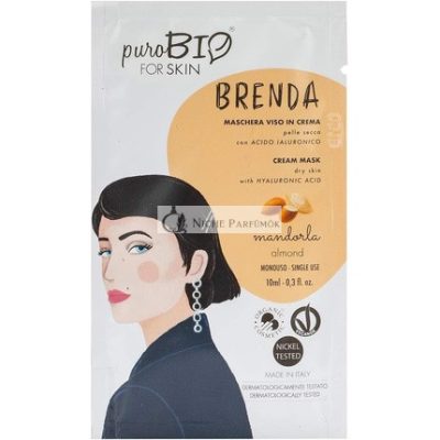 PuroBio Brenda Krém Arcmaszk Száraz Bőrre No. 01 Mandula
