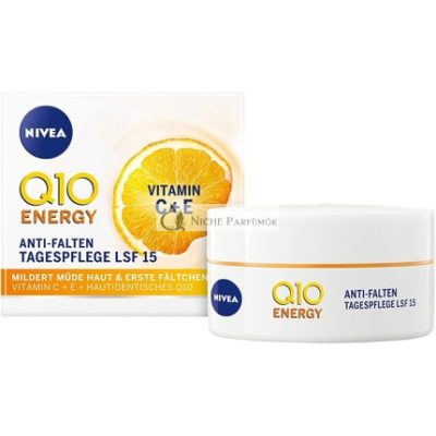 Nivea Q10 Energiával Teli Ránctalanító Nappali Krém SPF 15, 50ml