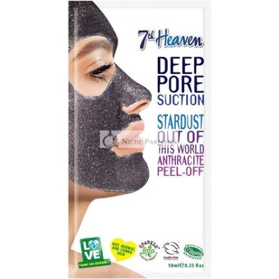 StarDust Anthracite Peel-Off Aktív Szén Fekete Agyag Maszk 10 ml