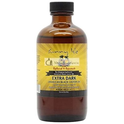 Sunny Isle Extra Sötét Jamaikai Fekete Ricinusolaj, 170g
