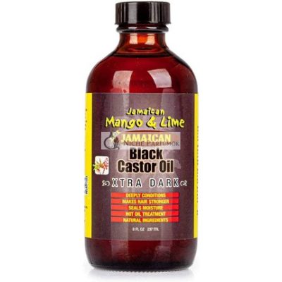 Jamaikai Mangó & Lime Fekete Ricinusolaj Extra Sötét, 237ml