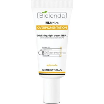 Bielenda Dr Medica Overpigmentation 1. lépés Éjszakai Hámlasztó Krém