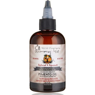 Sunny Isle Jamaikai Organikus Pimento Olaj Fekete Kókuszolajjal, 113,4g