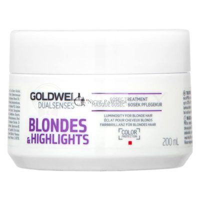 Goldwell Dualsenses Blondes & Highlights 60sec Treatment maszk szőke hajra 200 ml