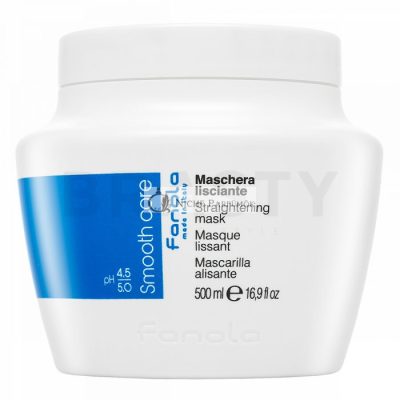 Fanola Smooth Care Straightening Mask hajsimító maszk hajgöndörödés és rendezetlen hajszálak ellen 500 ml
