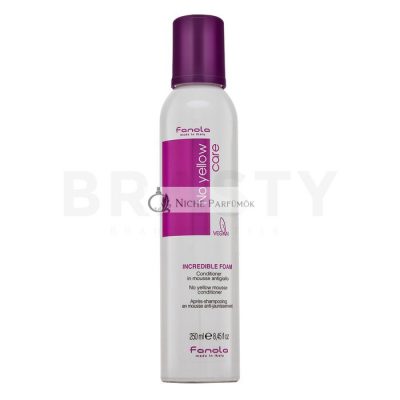 Fanola No Yellow Care Incredible Foam kondíciónáló hab szőke hajra 250 ml