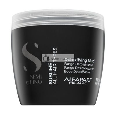 Alfaparf Milano Semi Di Lino Sublime Detoxifying Mud Hidratáló tisztító krém minden hajtípusra 500 ml