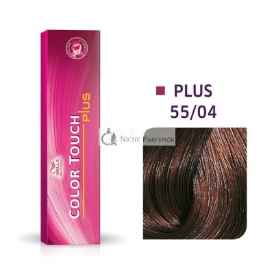 Wella Professionals Color Touch Plus professzionális demi-permanent hajszín 55/04 60 ml