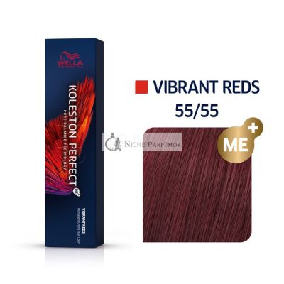 Wella Professionals Koleston Perfect Me+ Vibrant Reds professzionális permanens hajszín 55/55 60 ml
