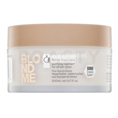 Schwarzkopf Professional BlondMe All Blondes Detox Mask erősítő maszk szőke hajra 200 ml