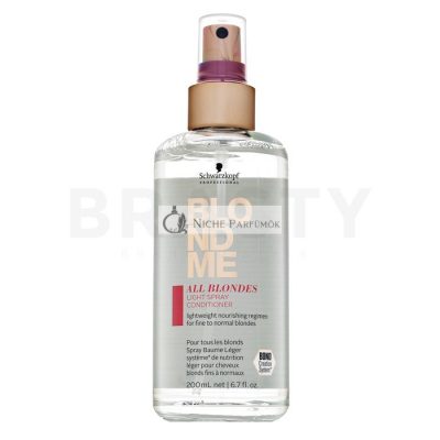 Schwarzkopf Professional BlondMe All Blondes Light Spray Conditioner öblítés nélküli kondicionáló szőke hajra 200 ml