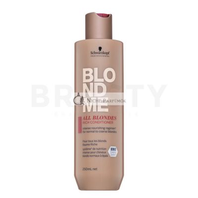 Schwarzkopf Professional BlondMe All Blondes Rich Conditioner tápláló kondicionáló szőke hajra 250 ml