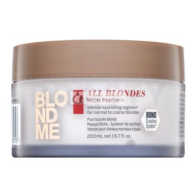 Schwarzkopf Professional BlondMe All Blondes Rich Mask tápláló maszk szőke hajra 200 ml
