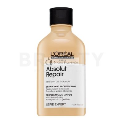L'Oréal Professionnel Série Expert Absolut Repair Gold Quinoa + Protein Shampoo tápláló sampon nagyon sérült hajra 300 ml