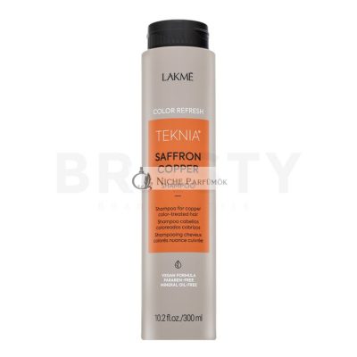 Lakmé Teknia Color Refresh Saffron Copper Shampoo színező sampon a réz árnyalatok újraélesztéséhez 300 ml