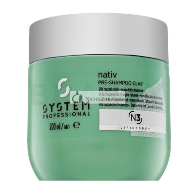System Professional Nativ Pre-Shampoo Clay sampon előtti ápolás minden hajtípusra 200 ml