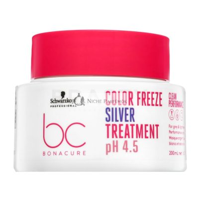 Schwarzkopf Professional BC Bonacure Color Freeze Silver Treatment pH 4.5 Clean Performance maszk platinaszőke és ősz hajra 200 ml