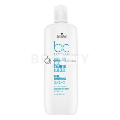 Schwarzkopf Professional BC Bonacure Moisture Kick Shampoo Glycerol tápláló sampon normál és száraz hajra 1000 ml