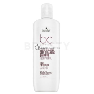 Schwarzkopf Professional BC Bonacure Clean Balance Deep Cleansing Shampoo Tocopherol mélytisztító sampon minden hajtípusra 1000 ml