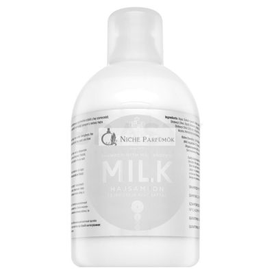 Kallos Milk Shampoo erősítő sampon száraz és sérült hajra 1000 ml