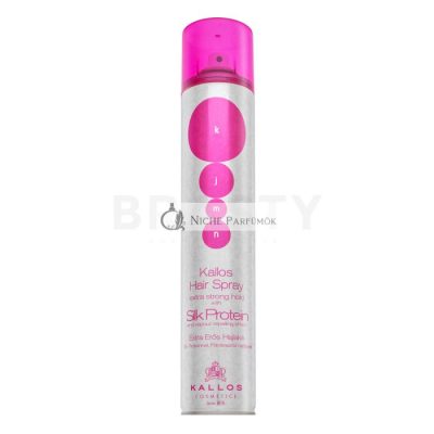 Kallos Silk Protein Hair Spray Extra Strong Hold extra erős hajlakk 500 ml
