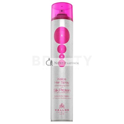 Kallos Silk Protein Hair Spray Extra Strong Hold extra erős hajlakk 750 ml