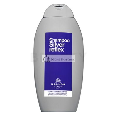 Kallos Silver Reflex Shampoo tonizáló sampon platinaszőke és ősz hajra 350 ml