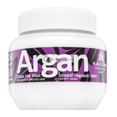 Kallos Argan Colour Hair Mask tápláló maszk festett hajra 275 ml
