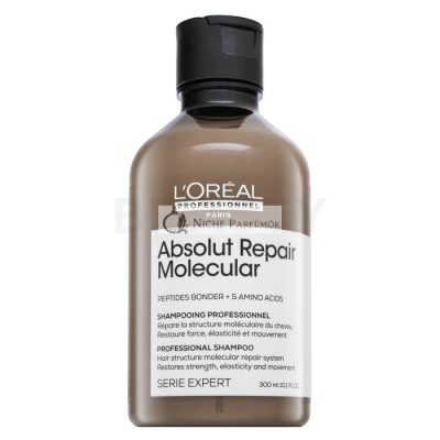 L'Oréal Professionnel Série Expert Absolut Repair Molecular Professional Shampoo tápláló sampon a haj megerősítésére 300 ml
