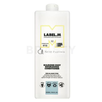 Label.M Diamond Dust Nourishing Conditioner tápláló kondicionáló regeneráló hatással 1000 ml