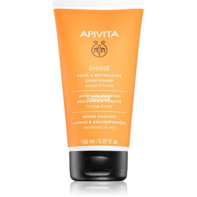 Apivita Shine Shine & Revitalizing Conditioner hidratáló kondicionáló a haj megerősítésére 150 ml