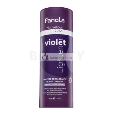 Fanola No Yellow Color Compact Violet Bleaching Powder púder hajszín világosításra 450 g