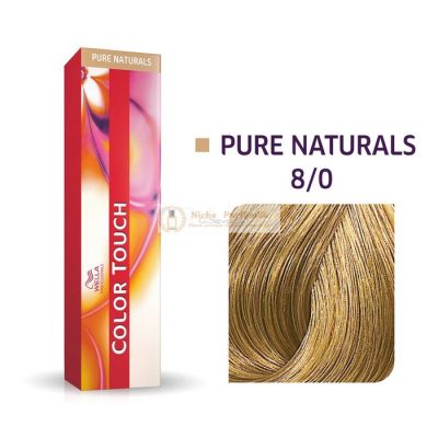 Wella Professionals Color Touch Pure Naturals professzionális demi-permanent hajszín többdimenziós hatással 8/0 60 ml