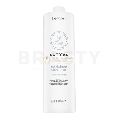 Kemon Actyva Nutrizione Light Shampoo tápláló sampon vékony szálú hajra 1000 ml