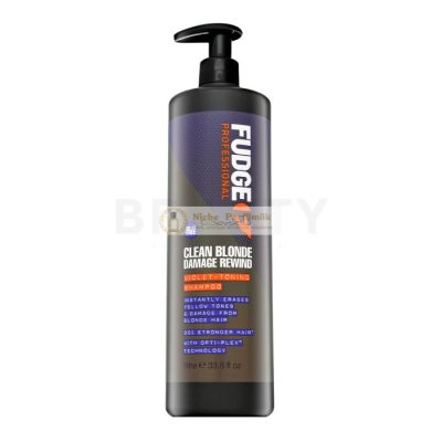 Fudge Professional Clean Blonde Damage Rewind Violet-Toning Shampoo 1000 ml