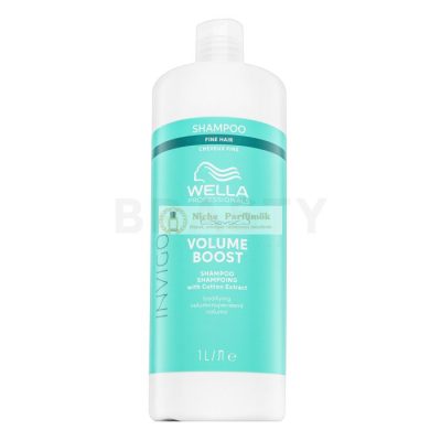 Wella Professionals Invigo Volume Boost Shampoo with Cotton Extract volumennövelő sampon volumen nélküli vékony szálú hajra 1000 ml