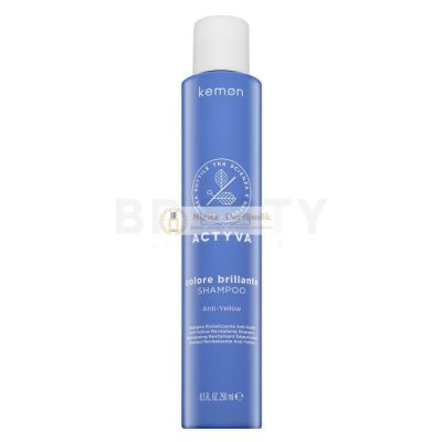 Kemon Actyva Colore Brillante Anti-Yellow Shampoo neutralizáló sampon szőke hajra 250 ml