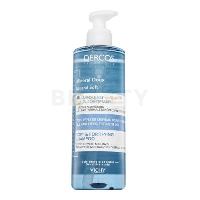 Vichy Dercos Mineral Soft & Fortifying Shampoo ásványi sampon mindennapi használatra 400 ml