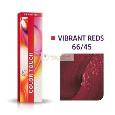 Wella Professionals Color Touch Vibrant Reds professzionális demi-permanent hajszín többdimenziós hatással 66/45 60 ml