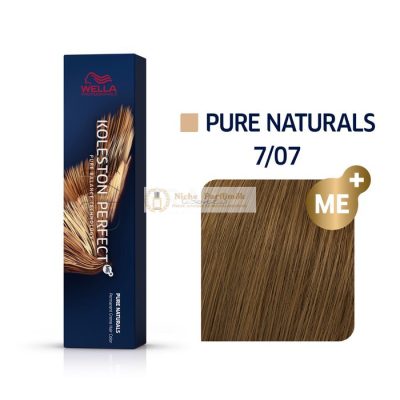 Wella Professionals Koleston Perfect Me+ Pure Naturals professzionális permanens hajszín 7/07 60 ml
