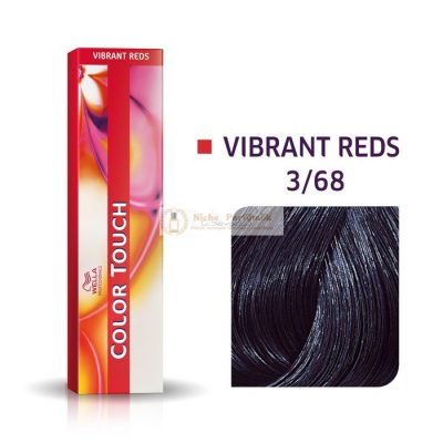 Wella Professionals Color Touch Vibrant Reds professzionális demi-permanent hajszín többdimenziós hatással 3/68 60 ml